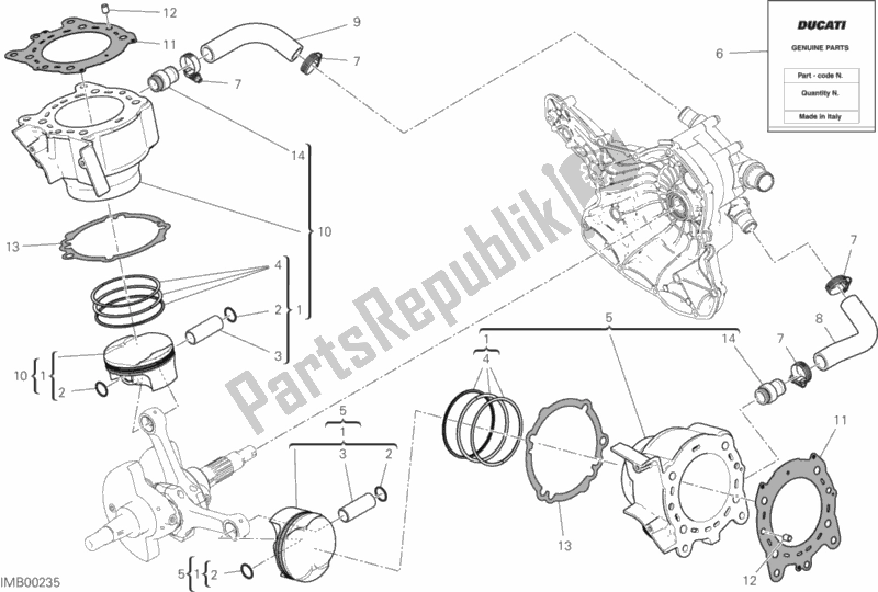 Wszystkie części do Cylindry - T? Oki Ducati Supersport S 937 2018